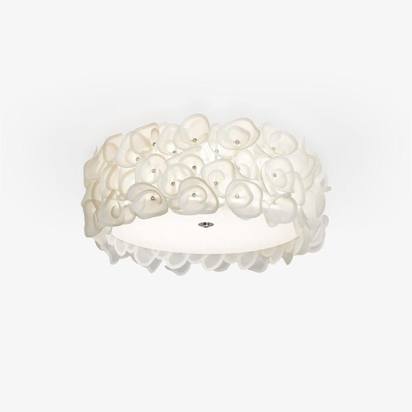 White Hydrangea Overhead light Ceiling Lamp