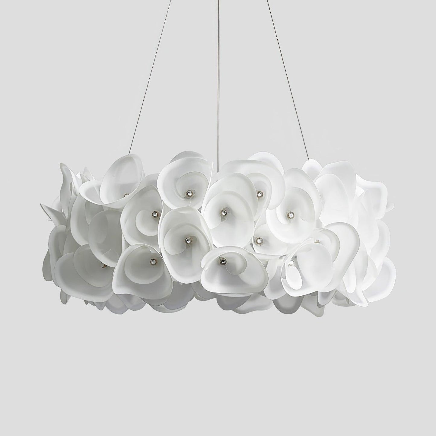 White Hydrangea Hanging light Pendant Lamp