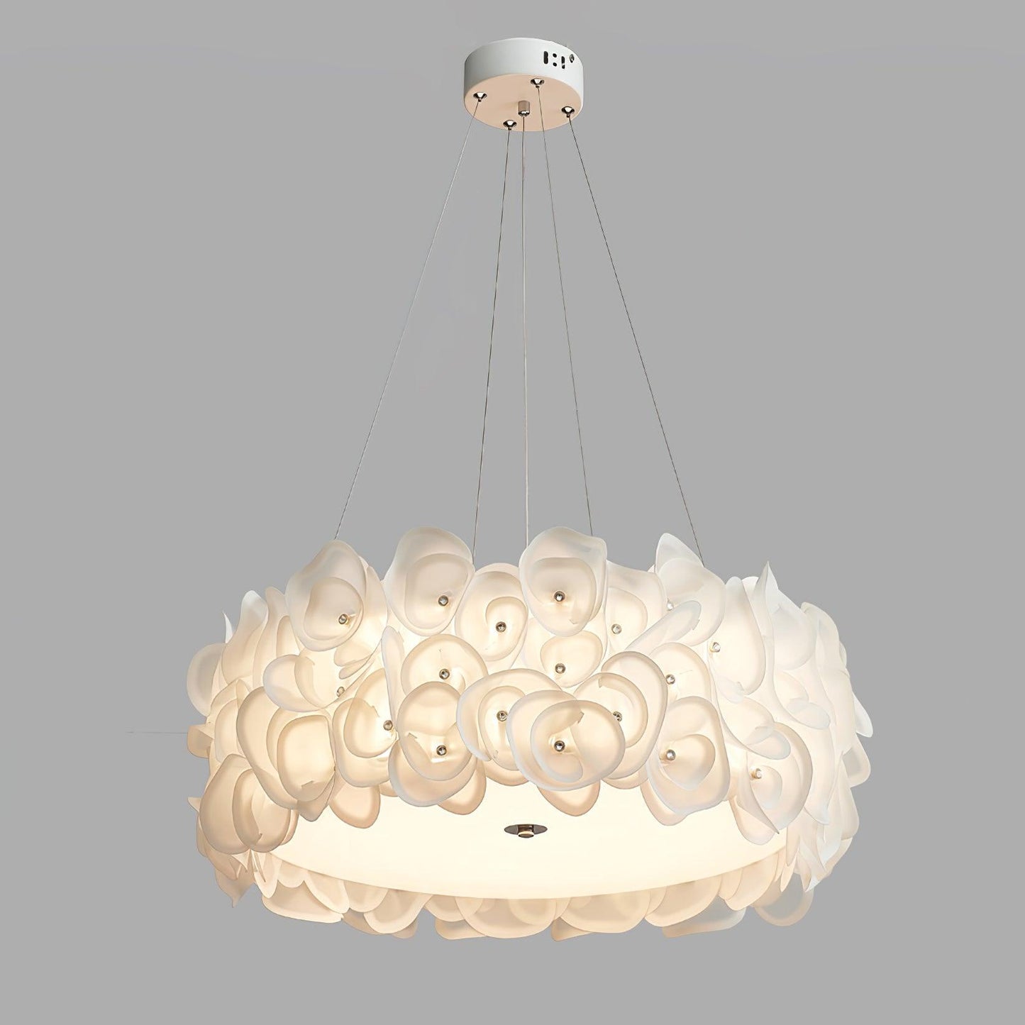 White Hydrangea Hanging light Pendant Lamp