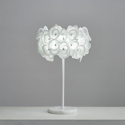 White Hydrangea Desk lamp Table Lamp