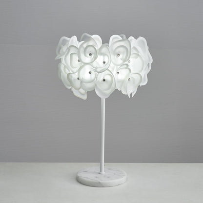 White Hydrangea Desk lamp Table Lamp