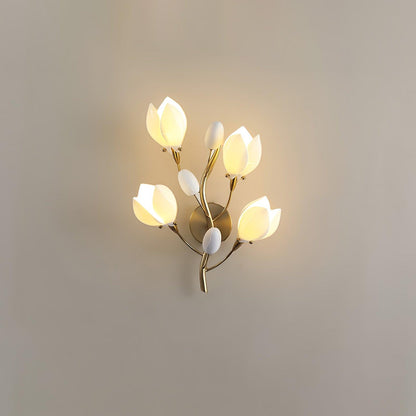 Porcelain Magnolia Wall sconce Wall Lamp