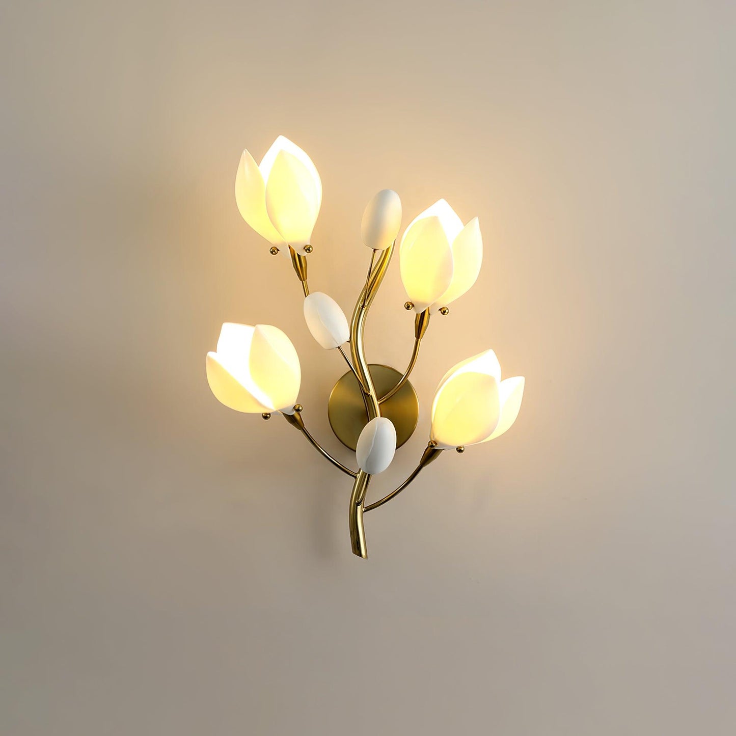 Porcelain Magnolia Wall sconce Wall Lamp