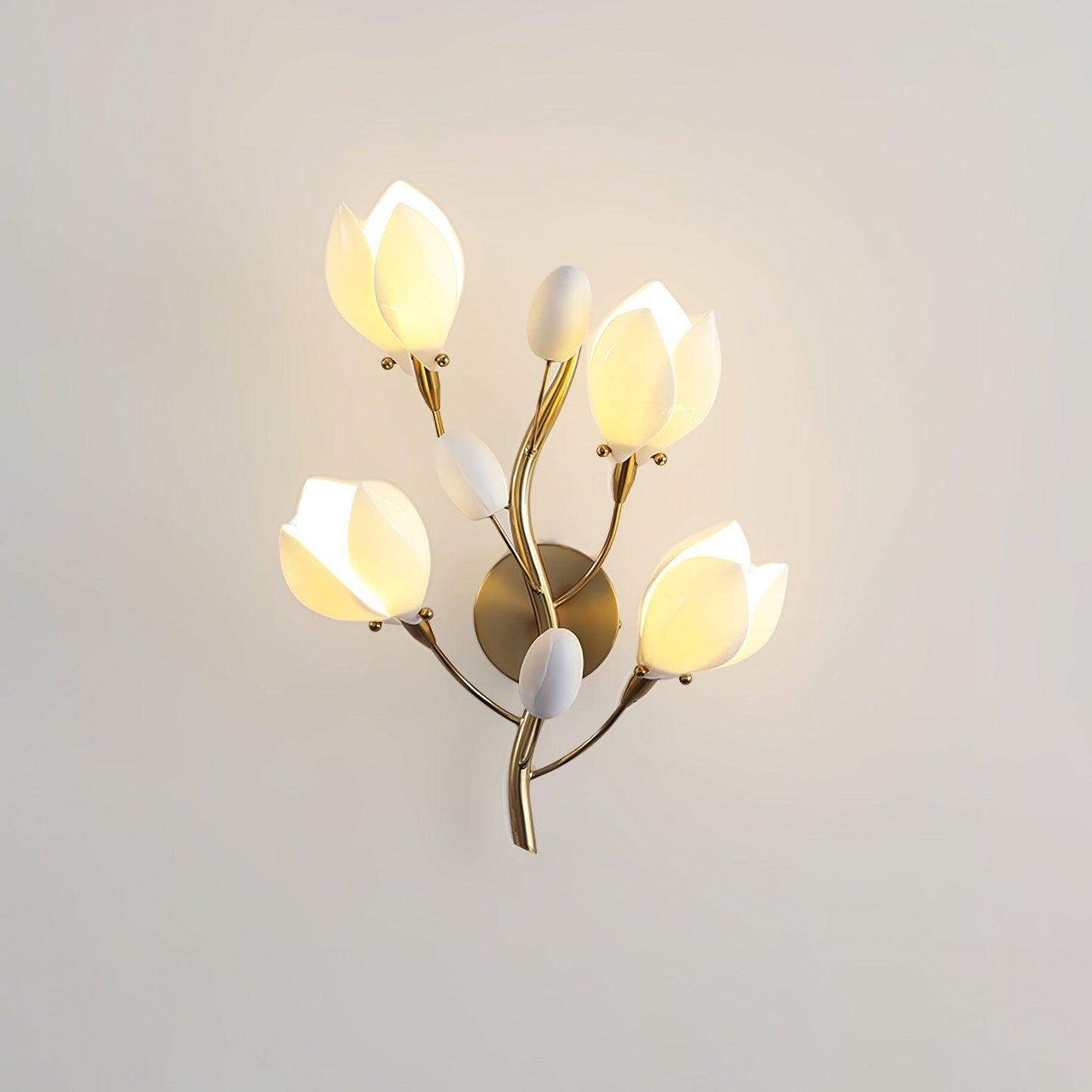 Porcelain Magnolia Wall sconce Wall Lamp