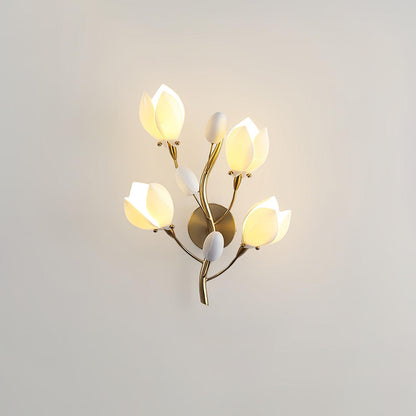 Porcelain Magnolia Wall sconce Wall Lamp