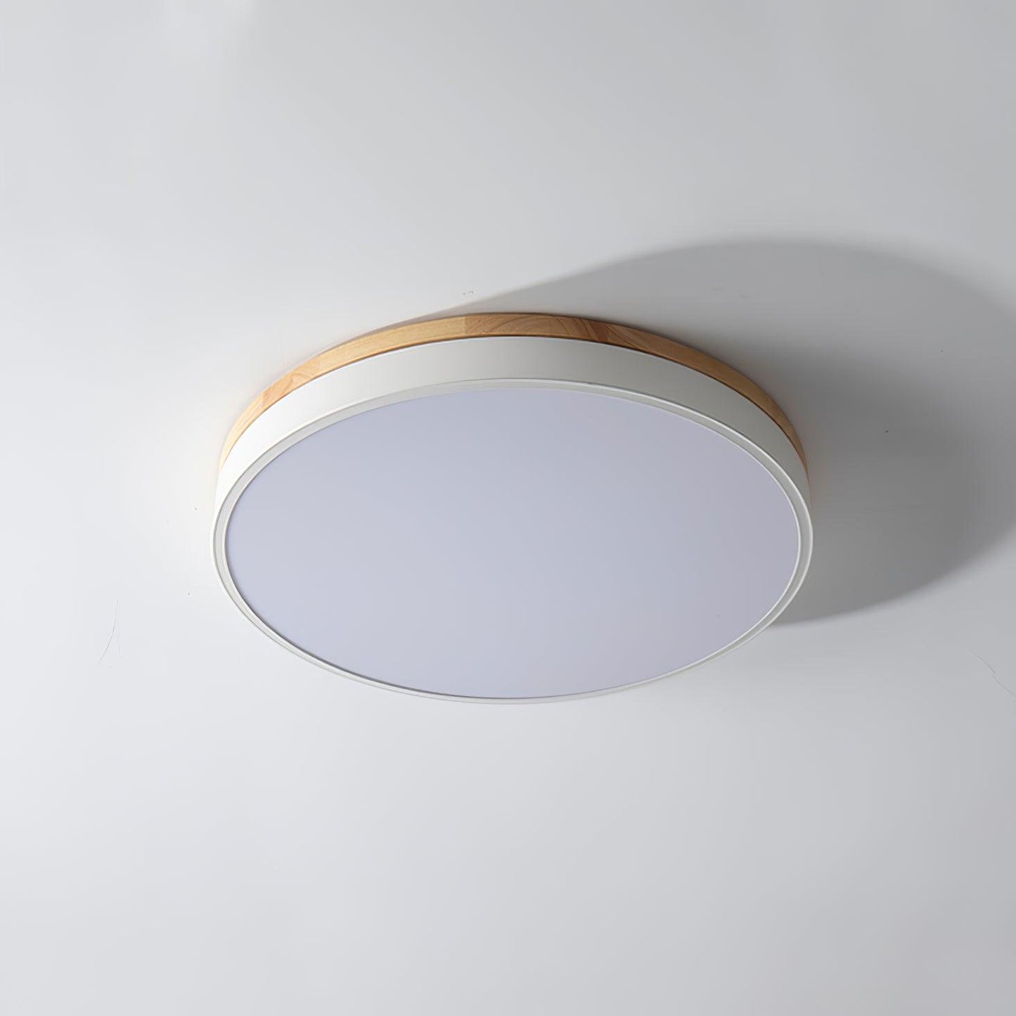 White Round Wooden Ceiling light Ceiling Lamp