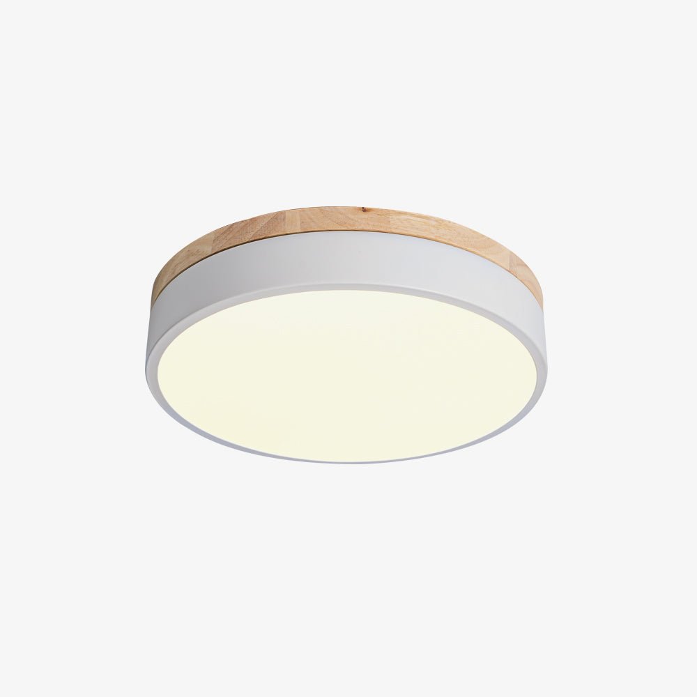 White Round Wooden Ceiling light Ceiling Lamp