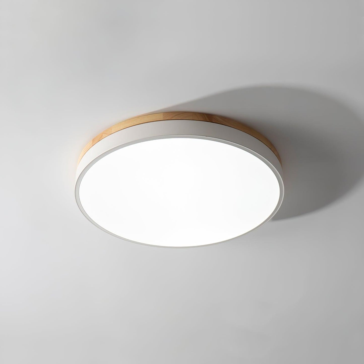 White Round Wooden Ceiling light Ceiling Lamp