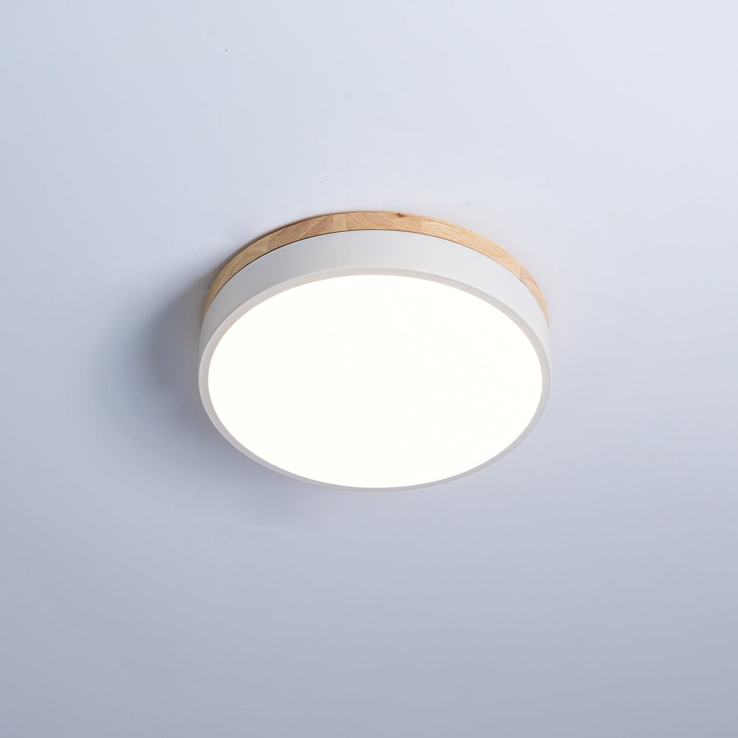 White Round Wooden Ceiling light Ceiling Lamp