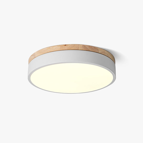 White Round Wooden Ceiling light Ceiling Lamp