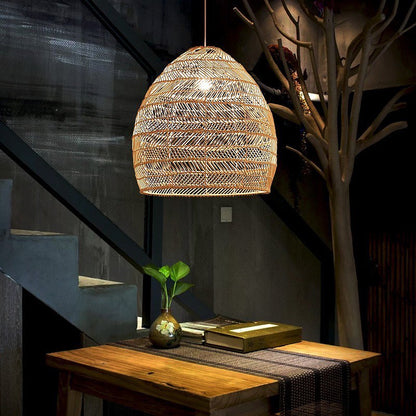 Wicker Drop light Pendant Lamp