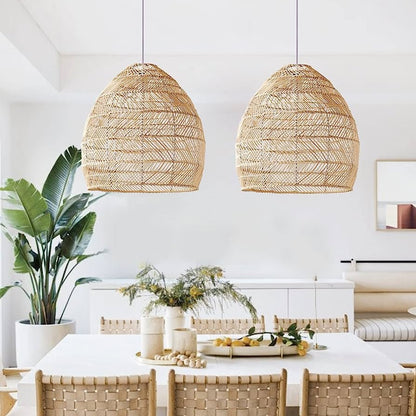 Wicker Drop light Pendant Lamp