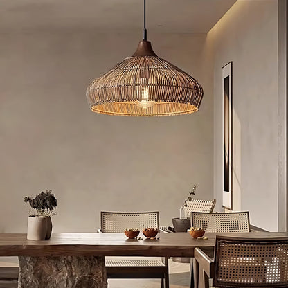 Wicker Rattan Drop light Pendant Light