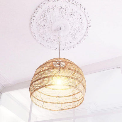 Wicker Drop light Pendant Lamp