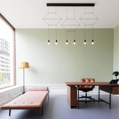 Line Art Houselight Pendant Light