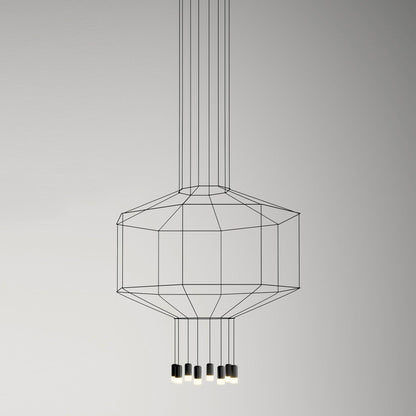 Geometric Lines Droplight Pendant Lamp