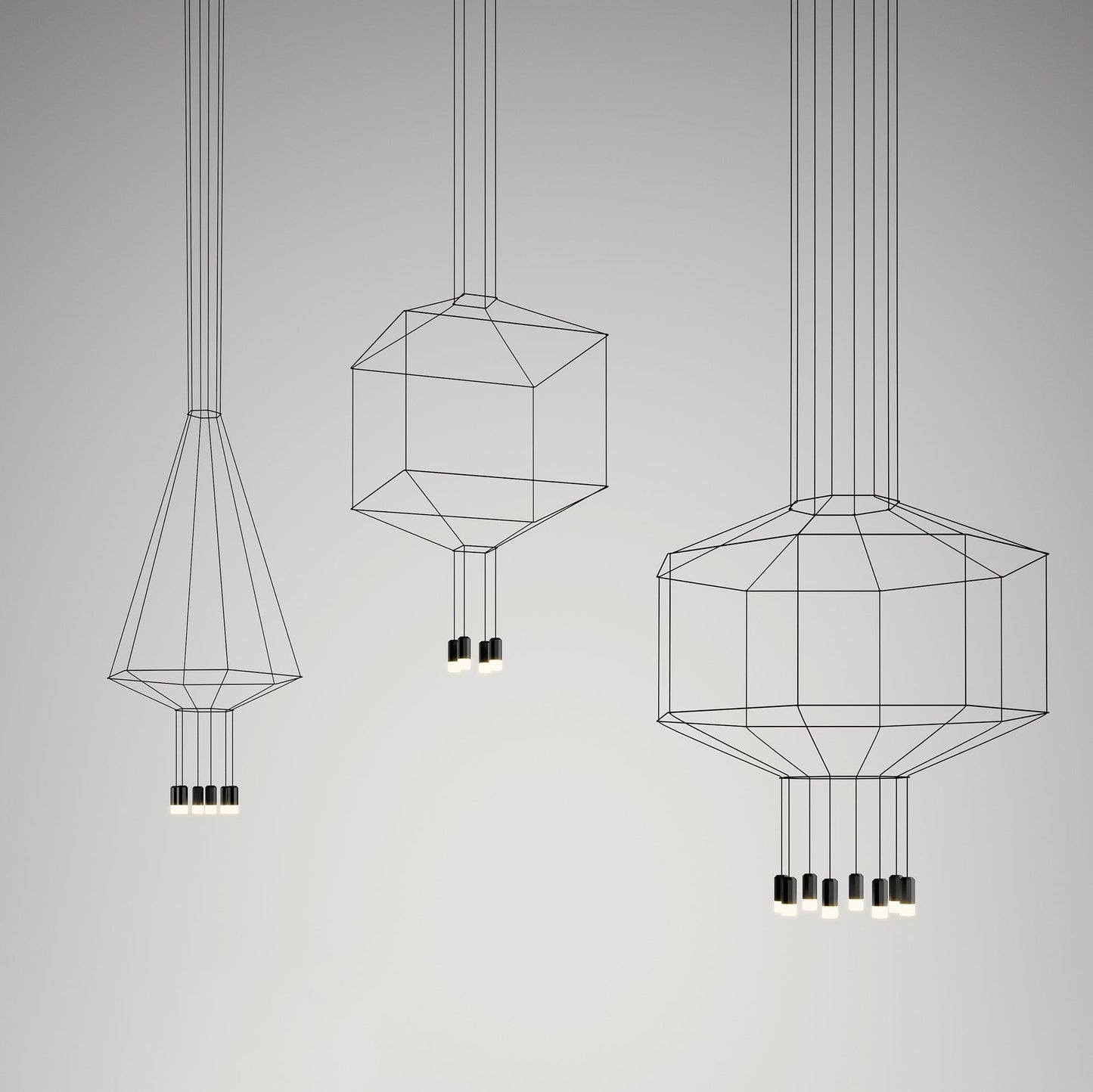 Geometric Lines Droplight Pendant Lamp