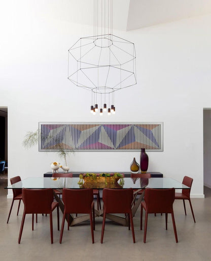 Geometric Lines Droplight Pendant Lamp