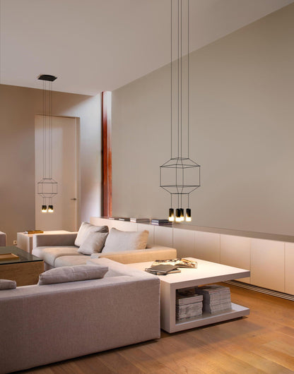 Geometric Lines Droplight Pendant Lamp