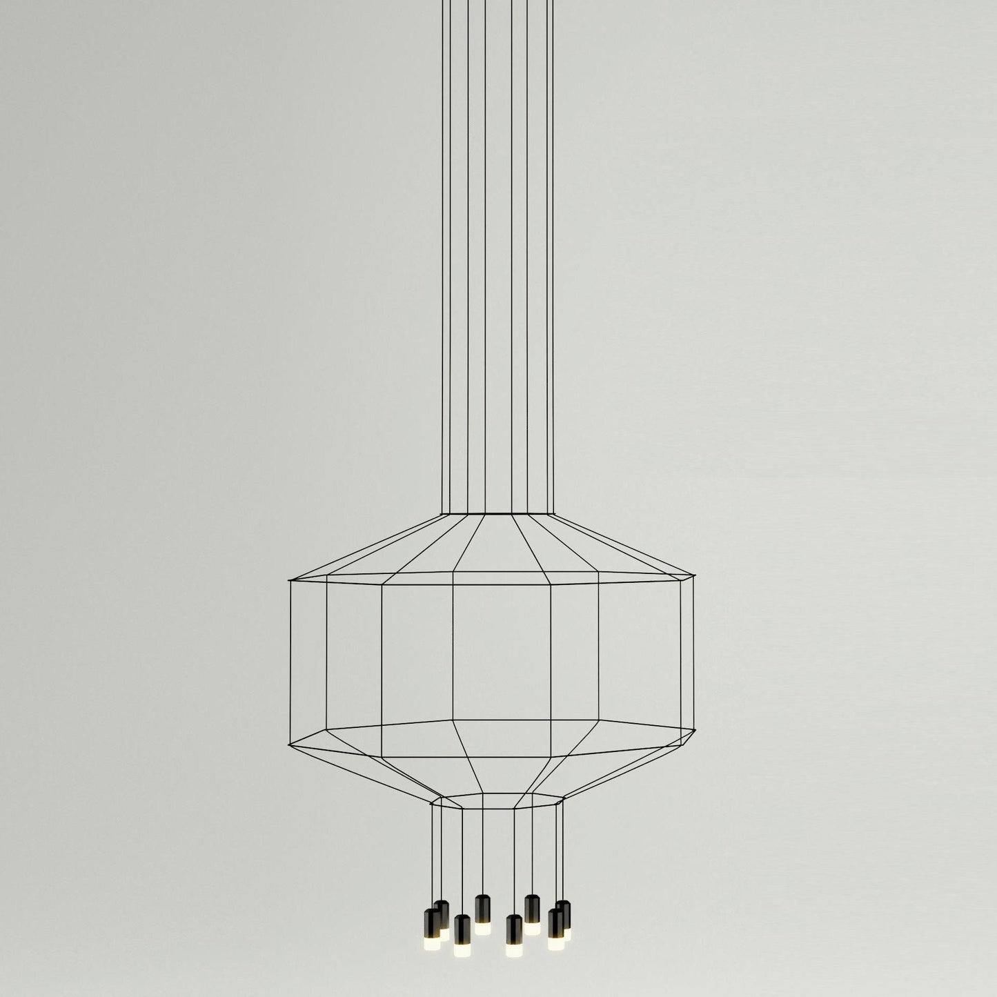 Geometric Lines Droplight Pendant Lamp