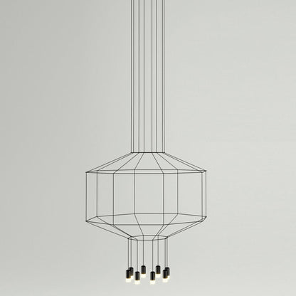 Geometric Lines Droplight Pendant Lamp