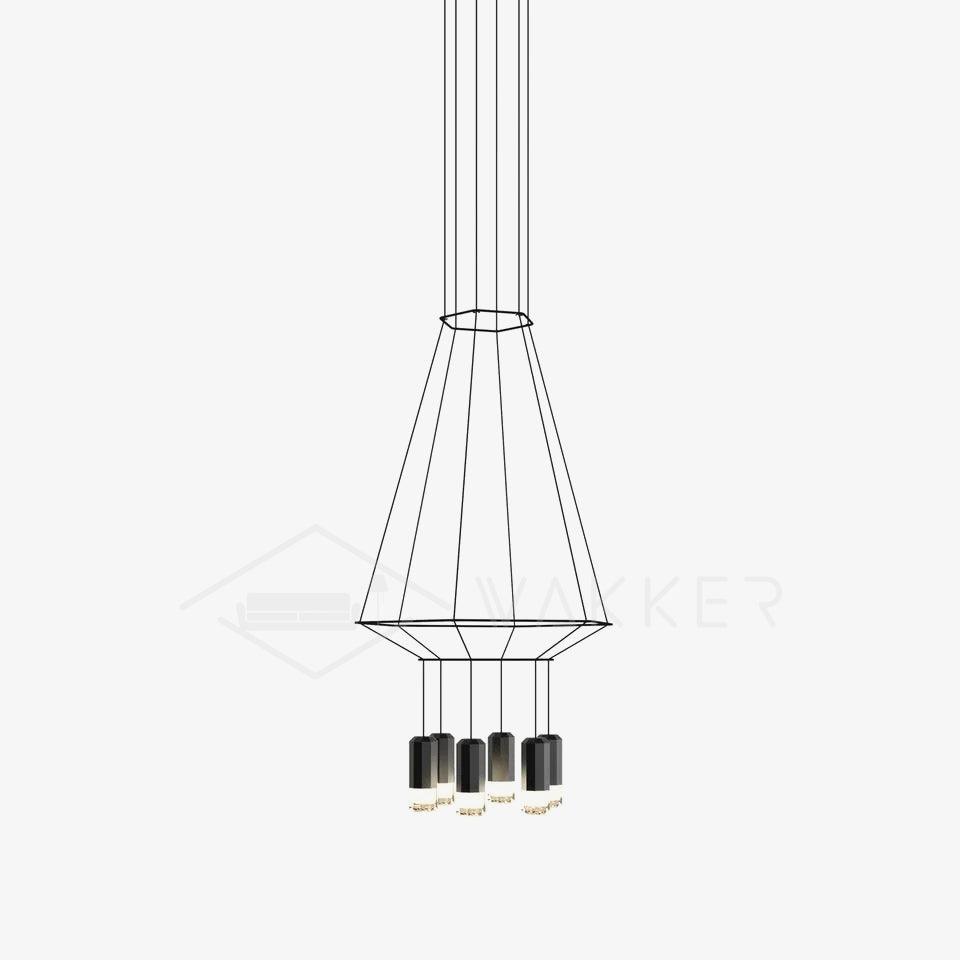 Geometric Lines Droplight Pendant Lamp