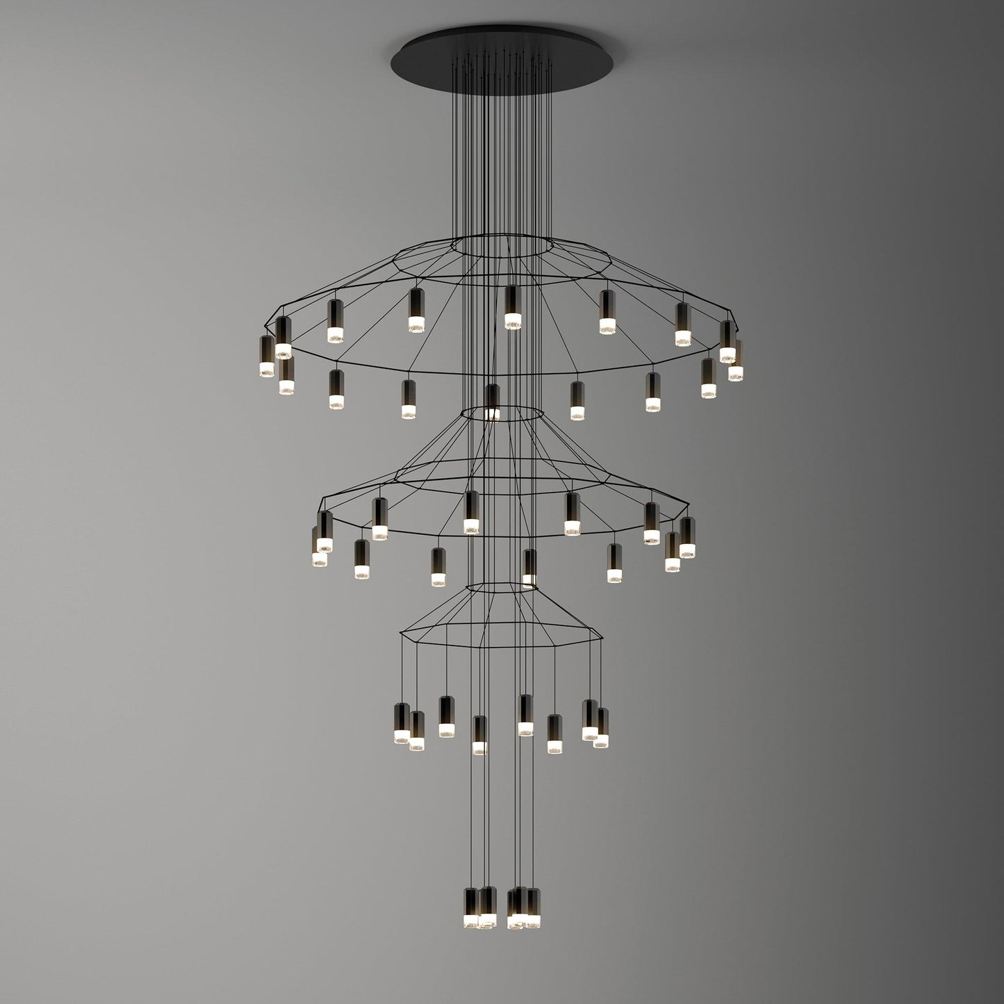 Lines Gasolier Chandelier