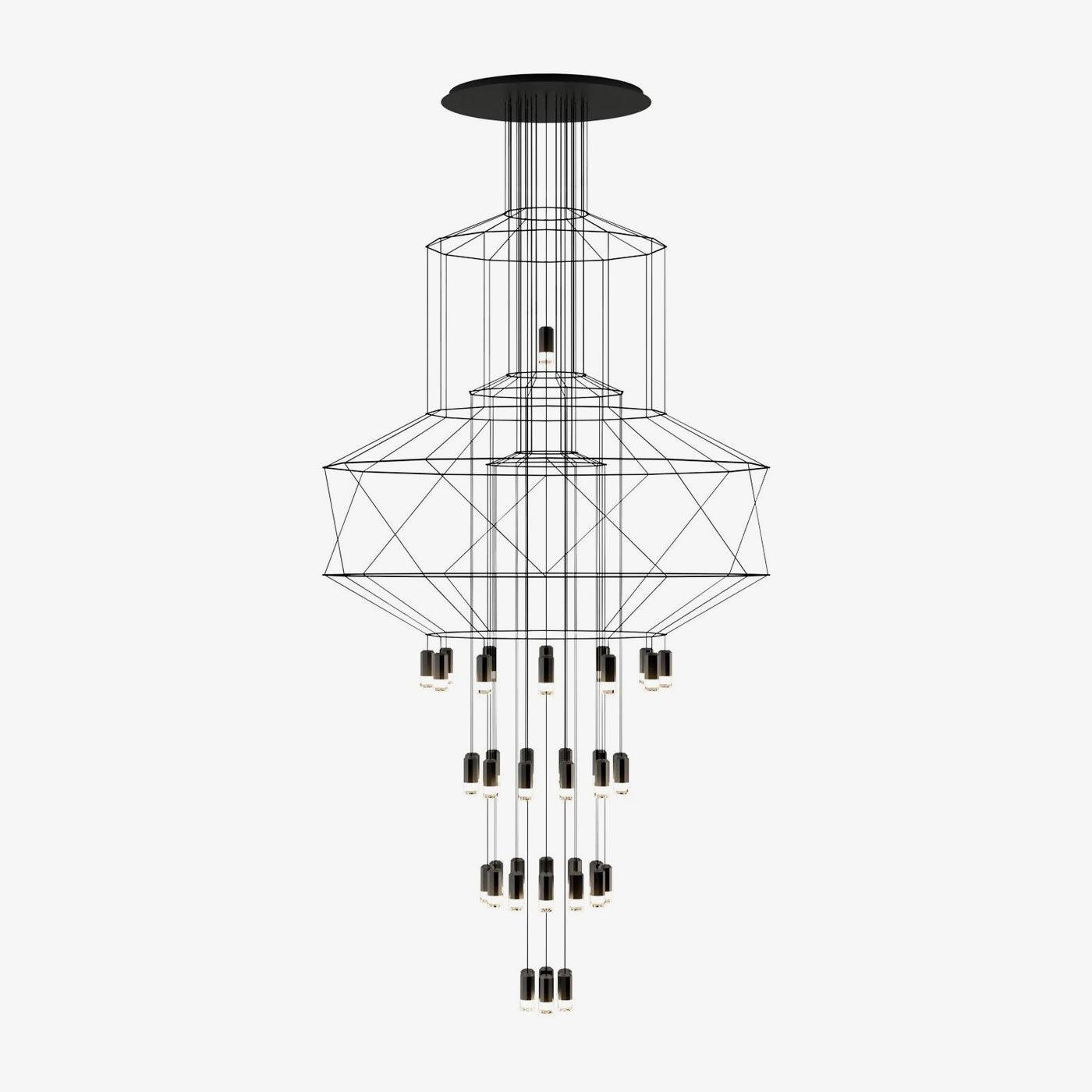 Lines Gasolier Chandelier