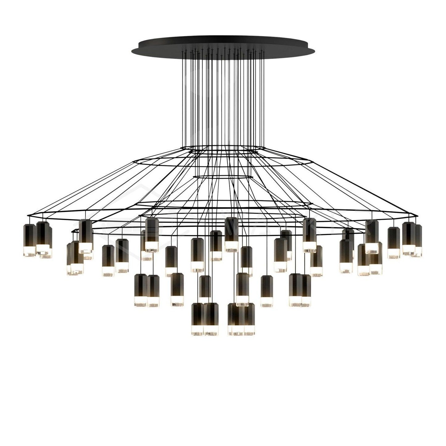 Lines Gasolier Chandelier