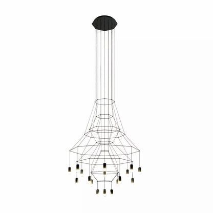 Lines Gasolier Chandelier