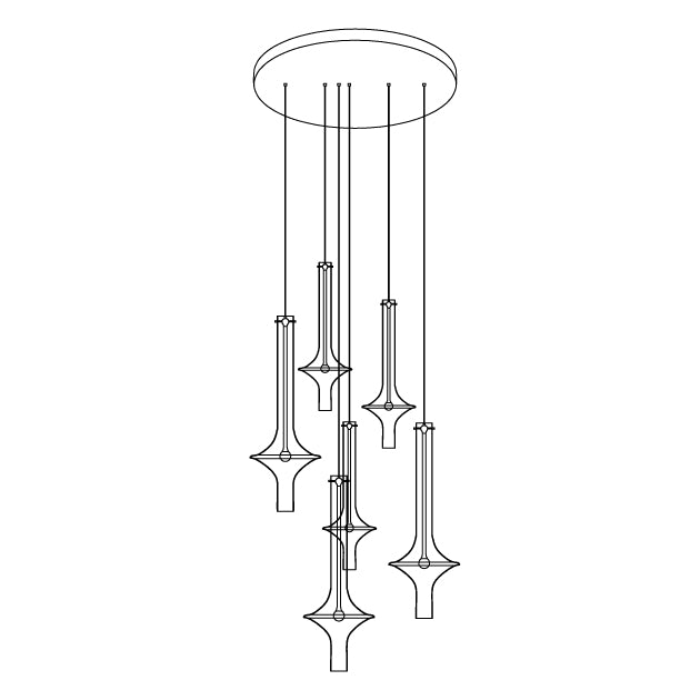 Wonder chandelier Suspension Lamp