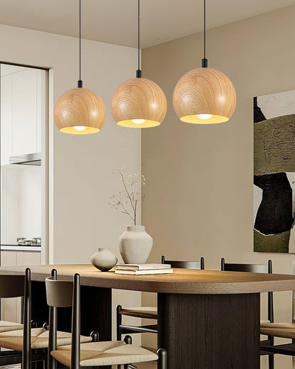 Wood Grain Drop light Pendant Lamp