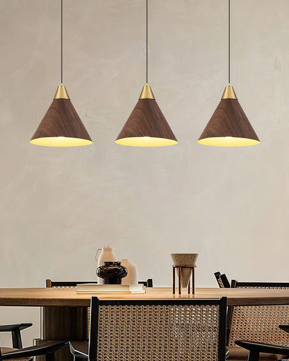 Wood Grain Drop light Pendant Lamp