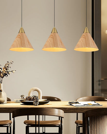 Wood Grain Drop light Pendant Lamp