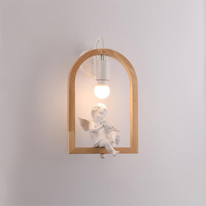 Wood Bird Resin Wall sconce Wall Light