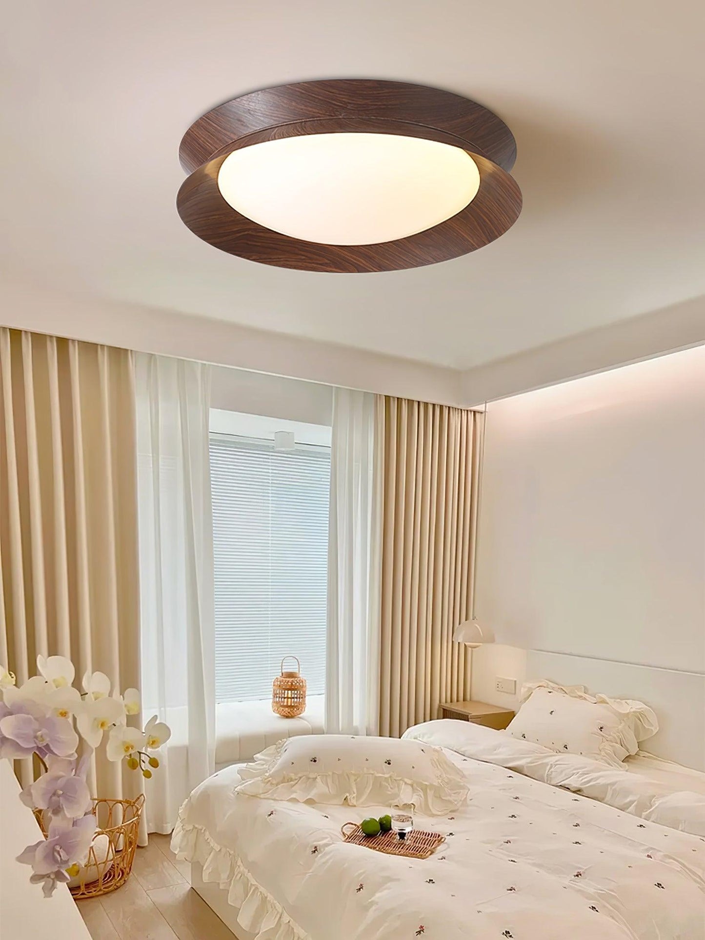 Double Half Round Ceiling-mounted light Ceiling Light