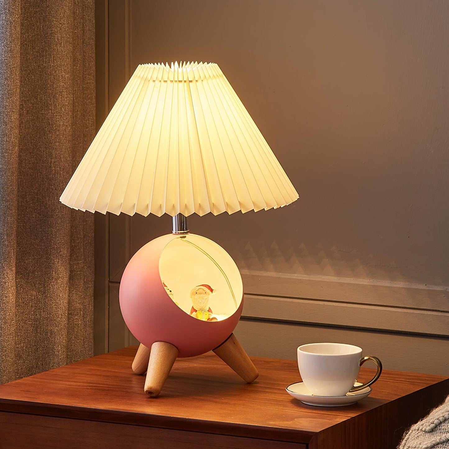 Wood Small Desk lamp Table Lamp