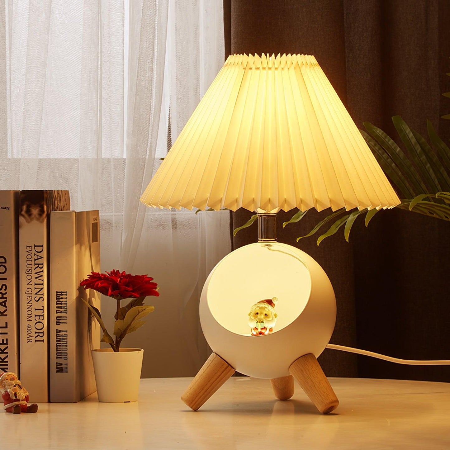 Wood Small Desk lamp Table Lamp