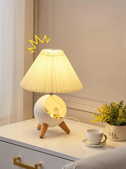 Wood Small Desk lamp Table Lamp