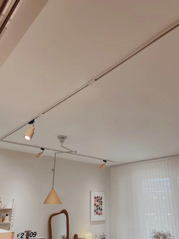 Wood Track Ceiling-mounted light Ceiling Lamp