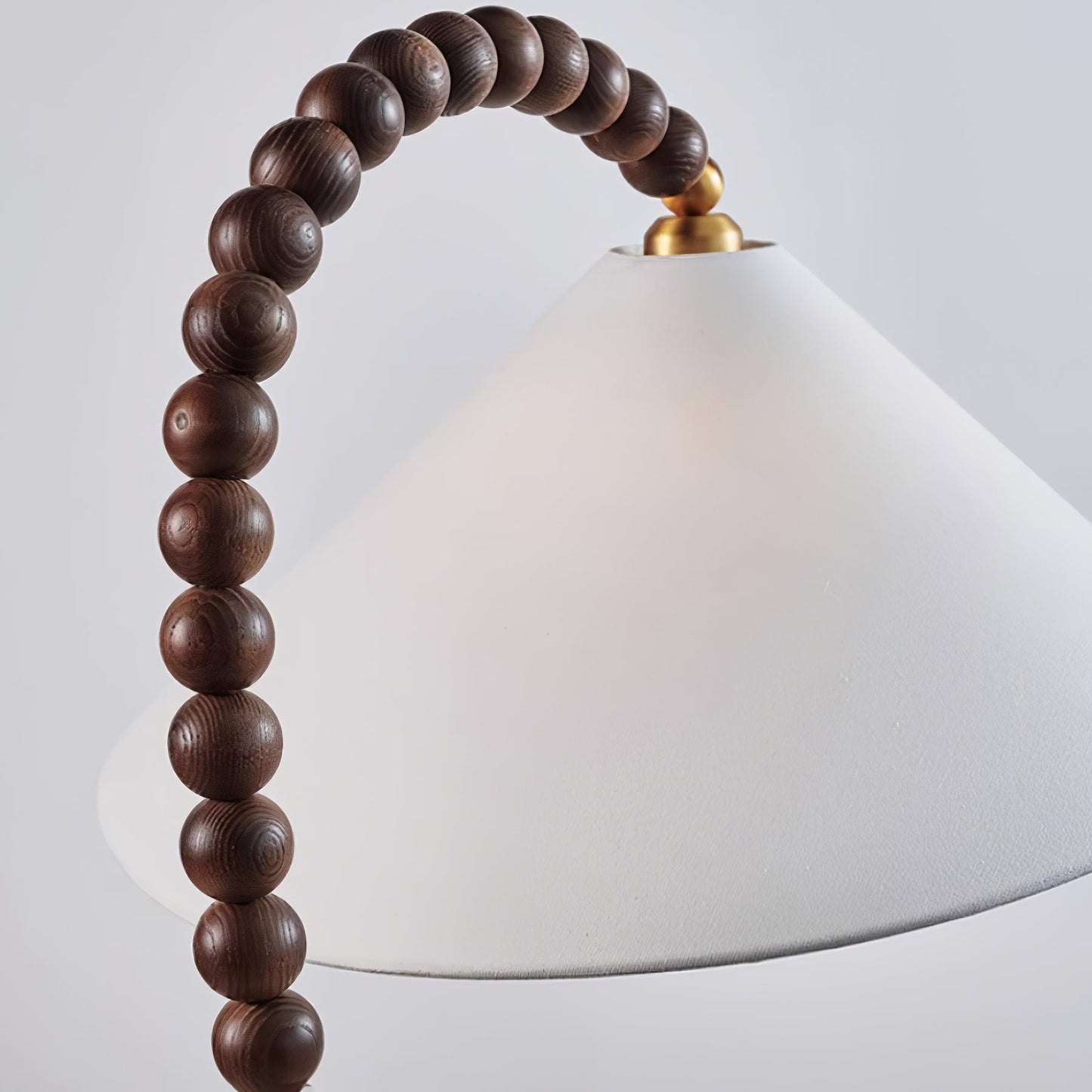 Wooden Bead Tall Lamp Floor Lamp