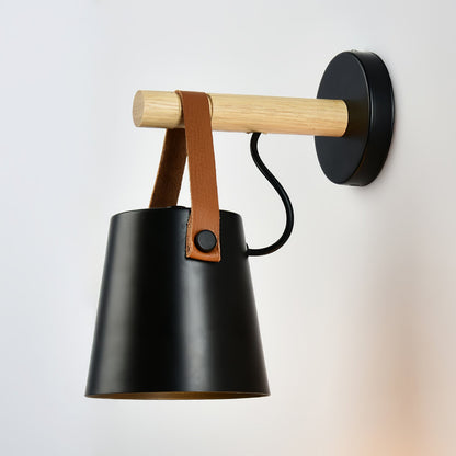 Wooden Conical Wall sconce Wall Light