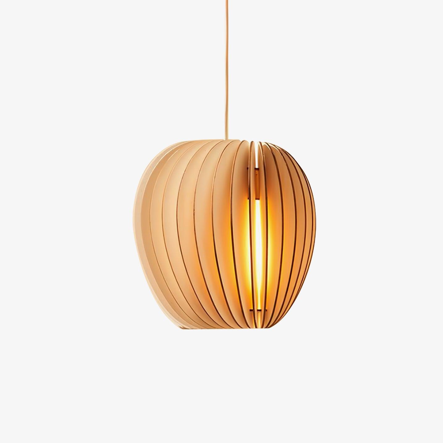 Wooden Orb Ceiling light fitting Pendant Lamp