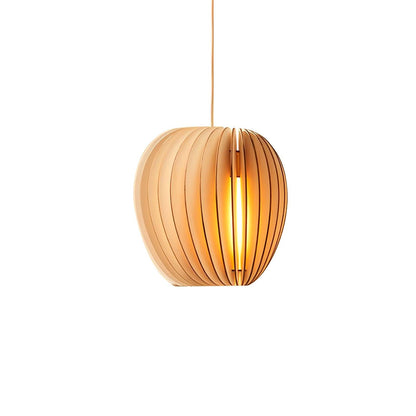 Wooden Orb Ceiling light fitting Pendant Lamp