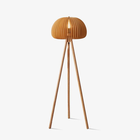 Wooden Pumpkin Floor-mounted Lamp Floor Lamp