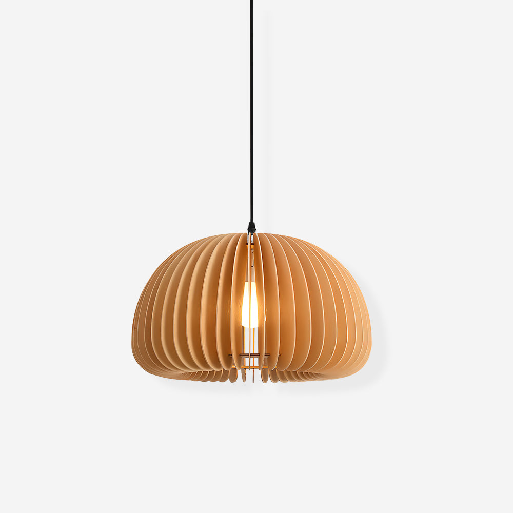 Wooden Pumpkin Ceiling light fitting Pendant Lamp