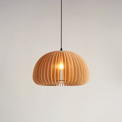 Wooden Pumpkin Ceiling light fitting Pendant Lamp