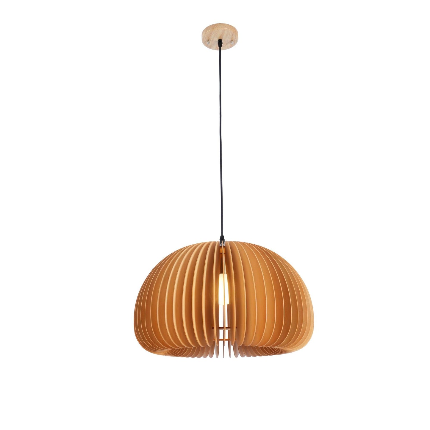 Wooden Pumpkin Ceiling light fitting Pendant Lamp