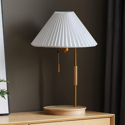 Wooden Retro Bedside lamp Table Lamp