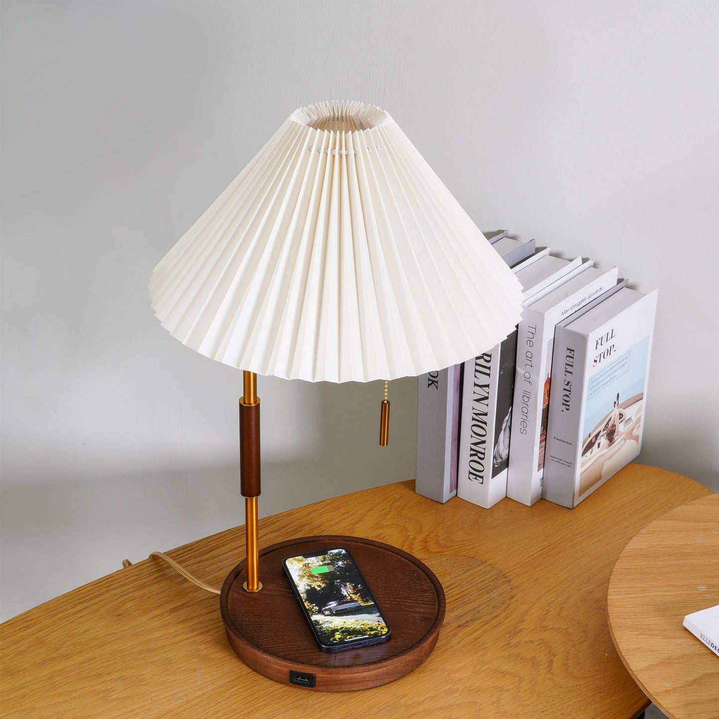 Wooden Retro Bedside lamp Table Lamp